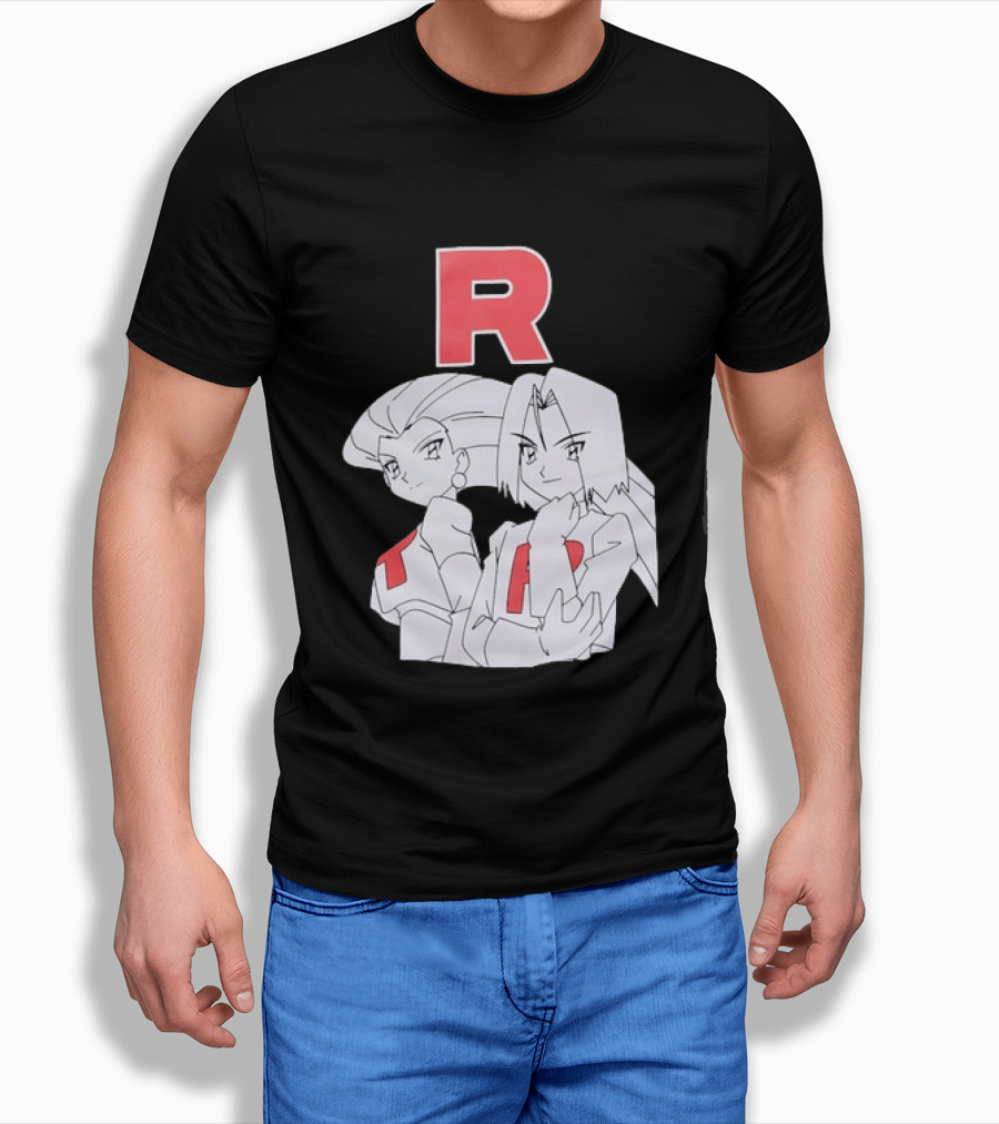 Jessie James Team Rocket R POKEMON Characters T-Shirt