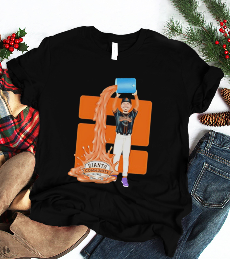 San Francisco Giants Community Fund Logan Webb Splash T-Shirt