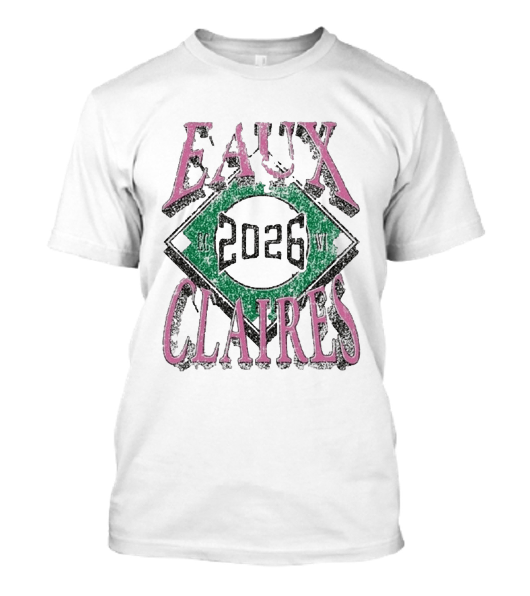 Eaux Claires 2026 WI Baseball T-Shirt