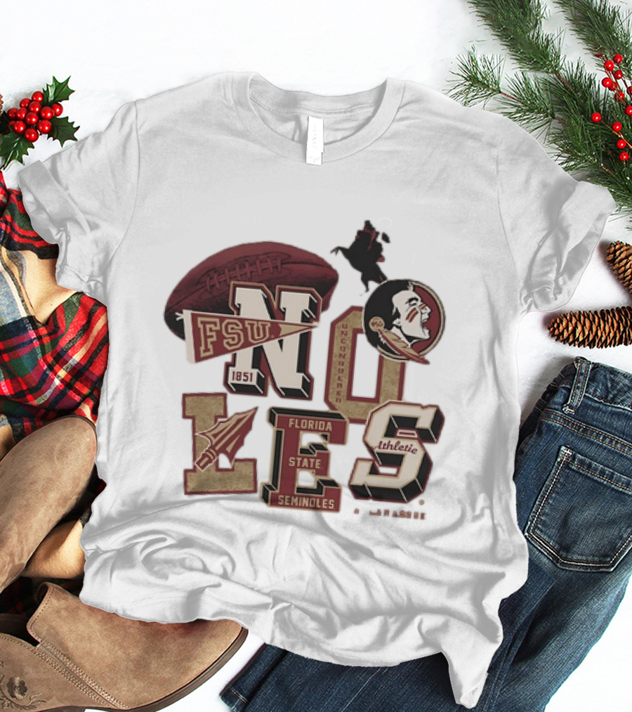 Florida State Seminoles Unconquered 1851 FSU Athletic Flo Grown Original T-Shirt