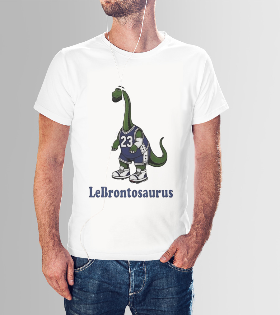 Lebrontosaurus 23 Basketball Dinosaur Philadelphia 76ers Lebron James T-Shirt