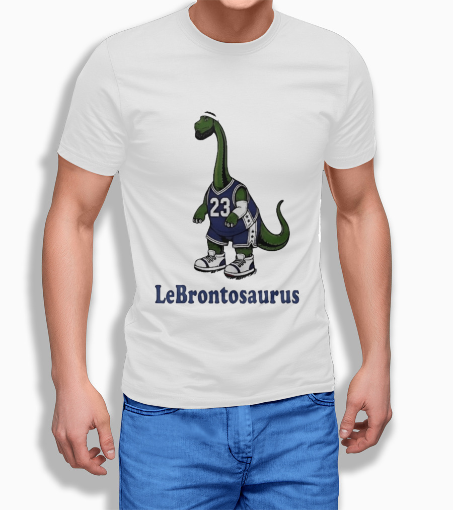 Lebrontosaurus 23 Basketball Dinosaur Philadelphia 76ers Lebron James T-Shirt