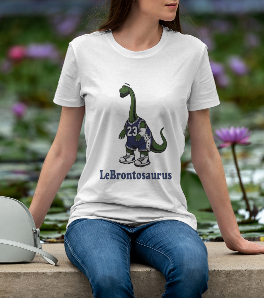Lebrontosaurus 23 Basketball Dinosaur Philadelphia 76ers Lebron James T-Shirt