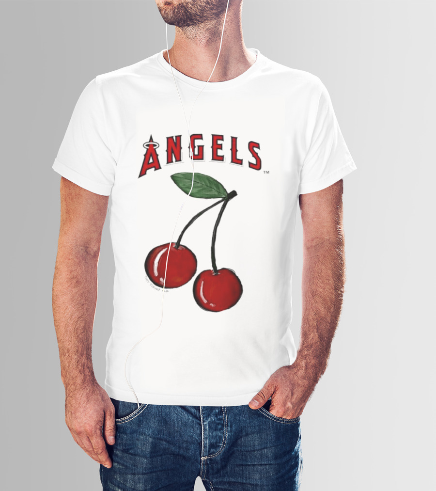 Los Angeles Angels Tiny Turnip MLB Cherries T-Shirt
