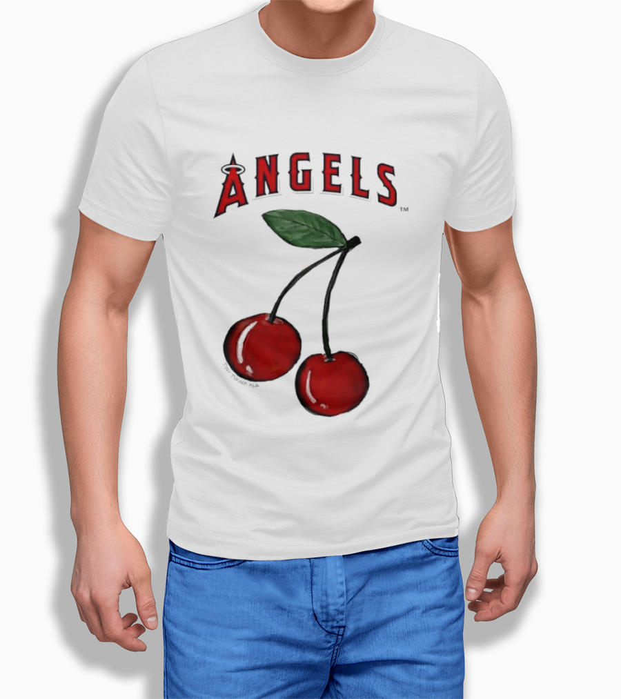 Los Angeles Angels Tiny Turnip MLB Cherries T-Shirt