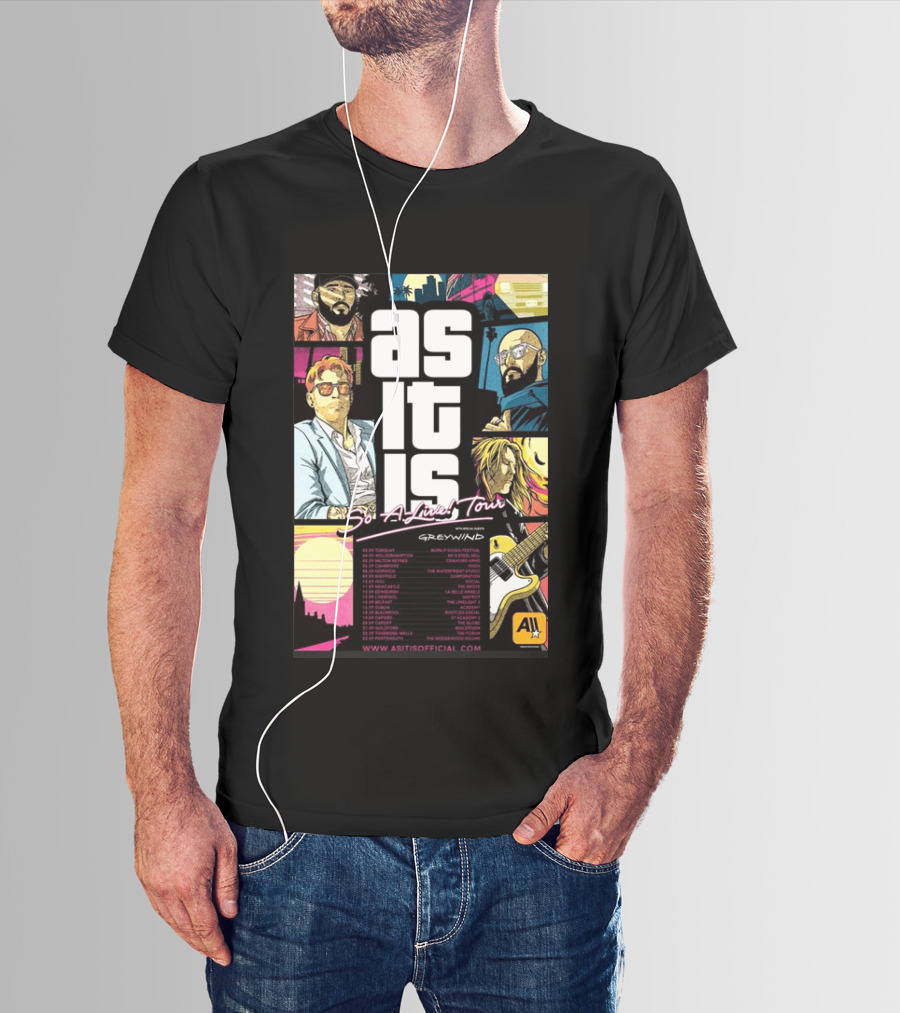 As It Is So Alive Tour UK Ireland 2026 Featuring Greywind T-Shirt