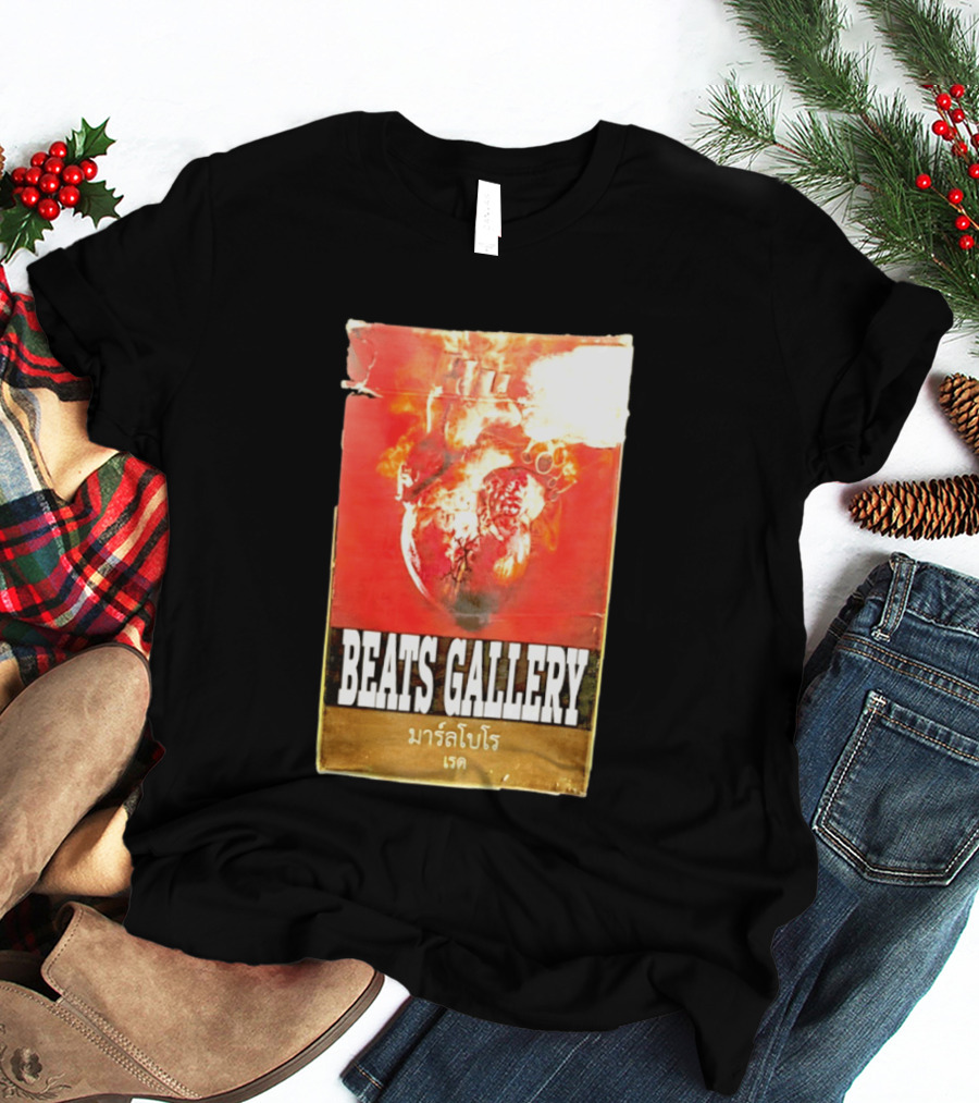 BEATS GALLERY Marlboro Red Anatomical Heart T-Shirt