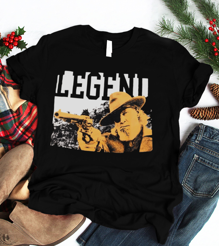 Legend Clint Eastwood Pointing Revolver T-Shirt