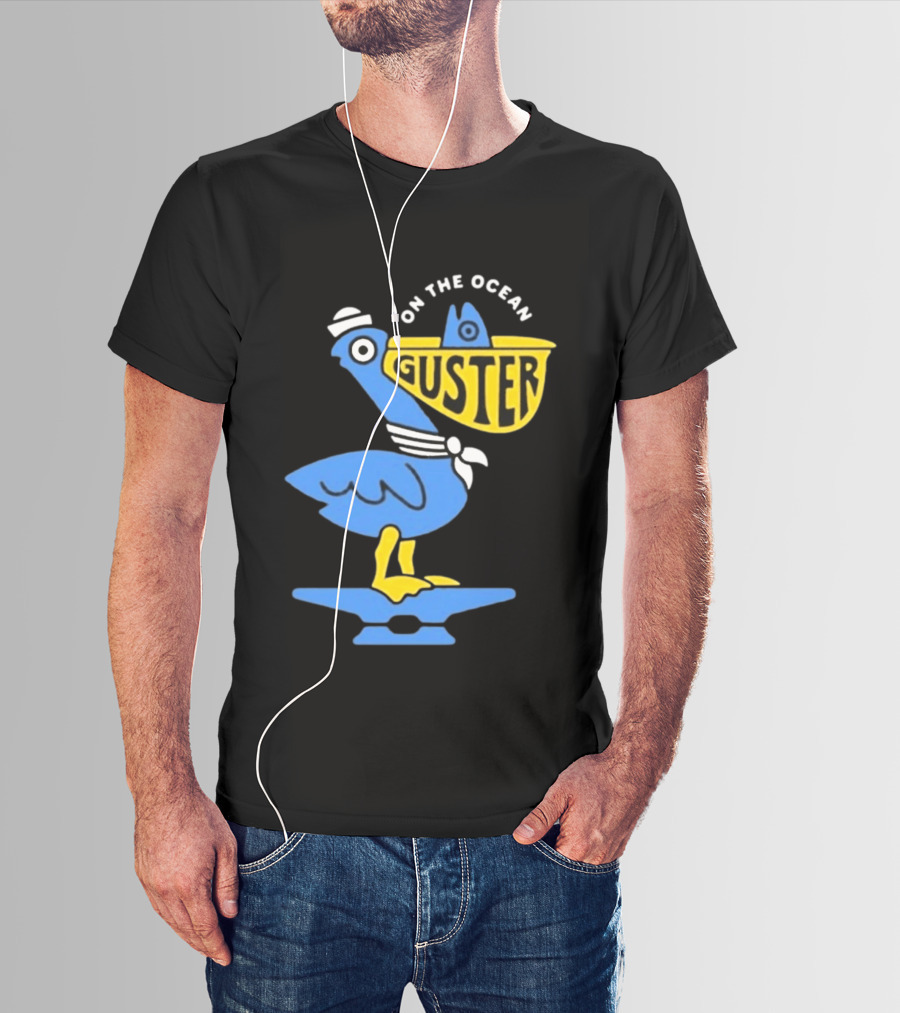 Pelican Guster On The Ocean Sailor Hat T-Shirt