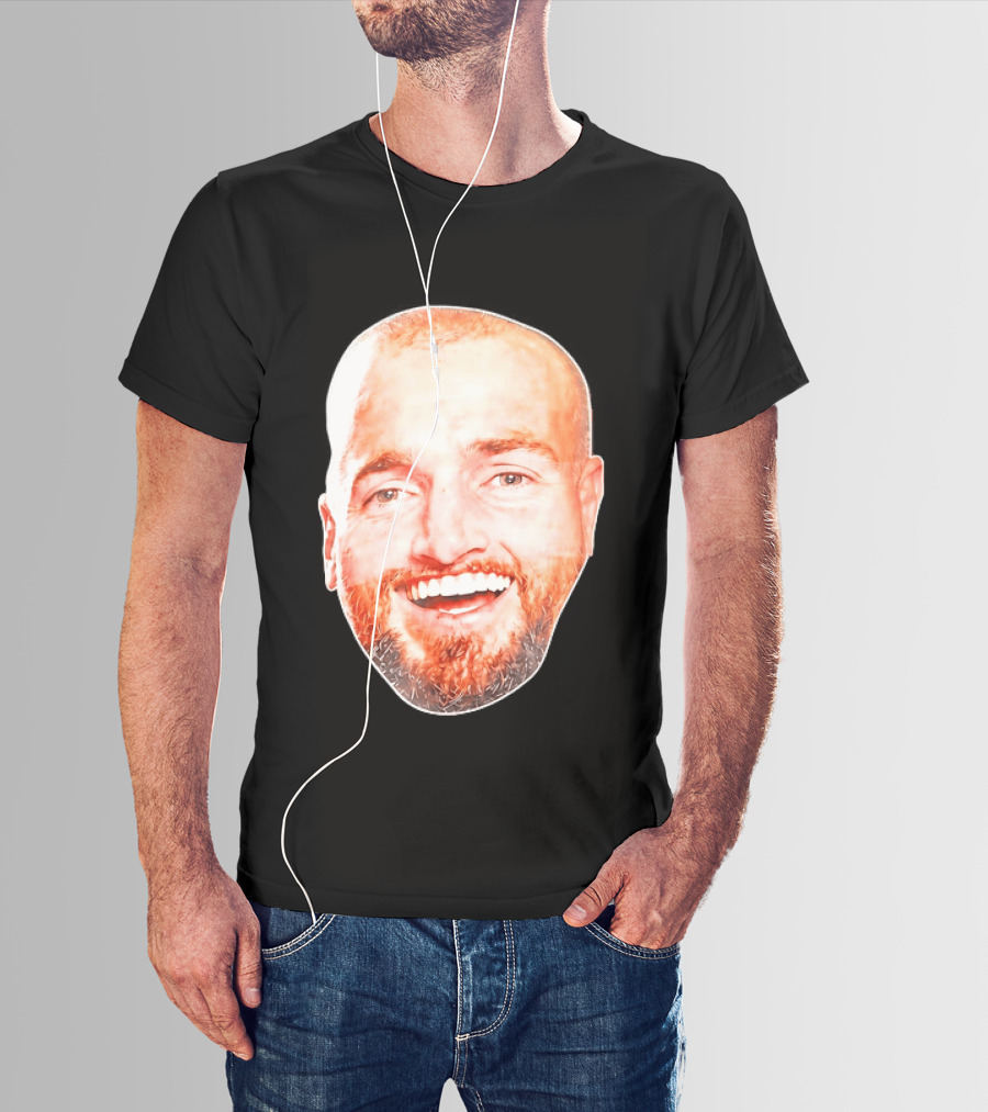 Post Malone Smiling Face Celebrity Image T-Shirt