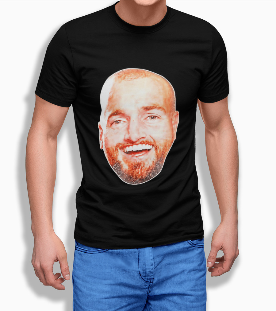 Post Malone Smiling Face Celebrity Image T-Shirt