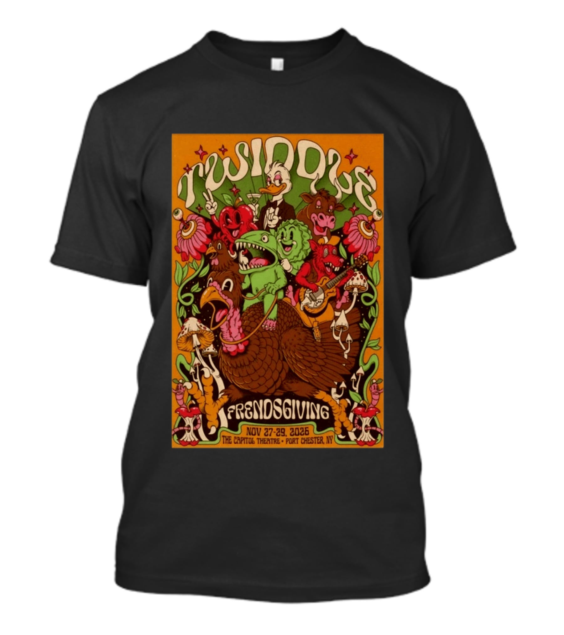 Twiddle Frendsgiving The Capitol Theatre Nov 27 29 2026 Port Chester NY T-Shirt