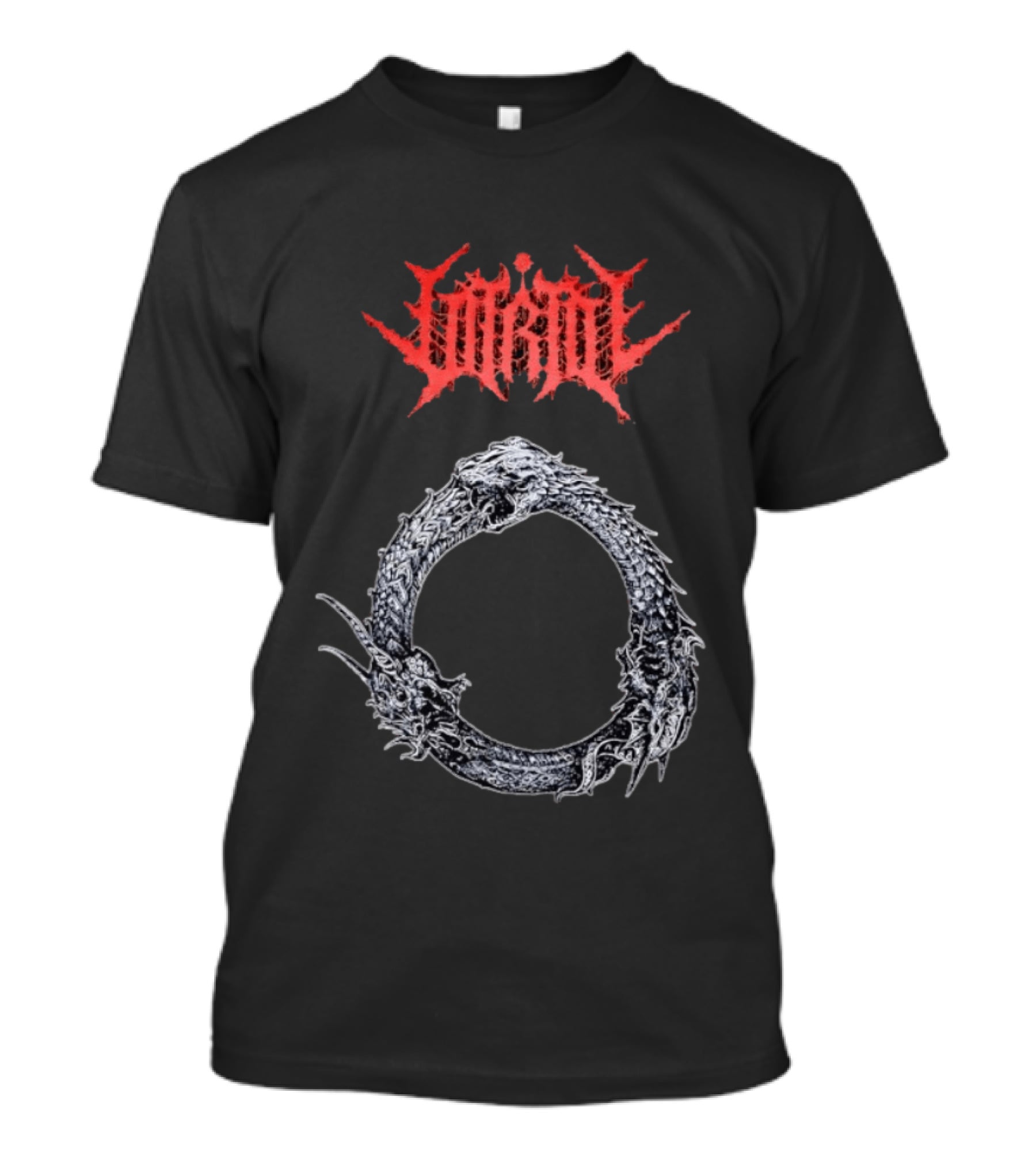 Jormungandr Ouroboros Serpent Circle With Lorna Shore T-Shirt