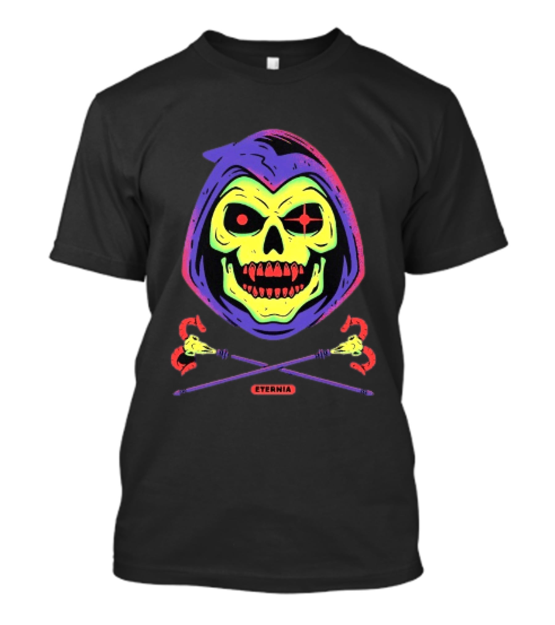 Skeletor Eternia Skull Crossbones Masters Of The Universe T-Shirt