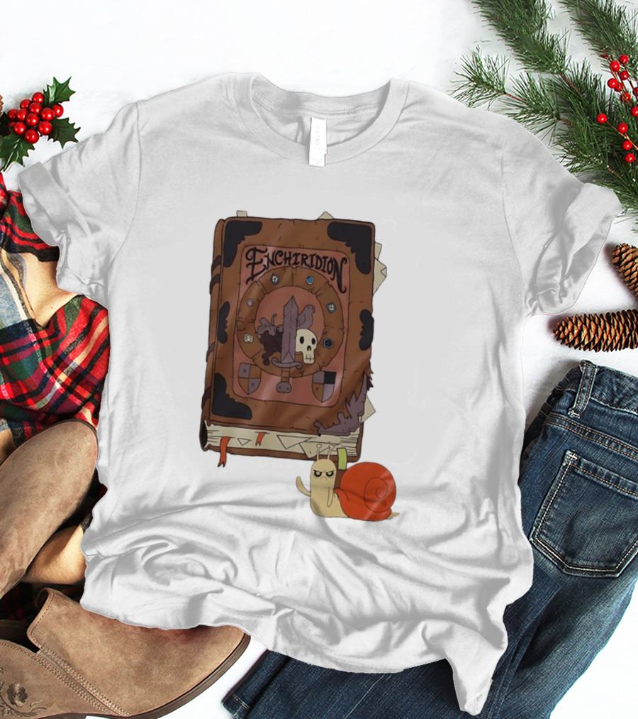 Adventure Time Enchiridion Snail Cartoon Network Book T-Shirt