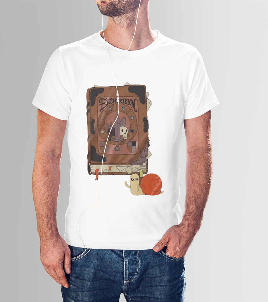 Adventure Time Enchiridion Snail Cartoon Network Book T-Shirt