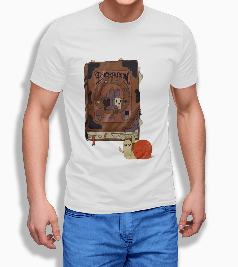 Adventure Time Enchiridion Snail Cartoon Network Book T-Shirt