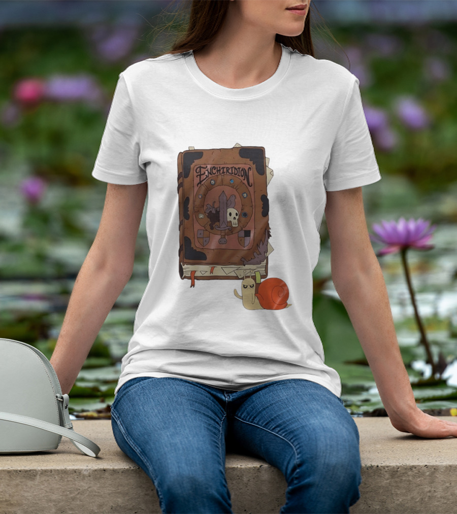 Adventure Time Enchiridion Snail Cartoon Network Book T-Shirt