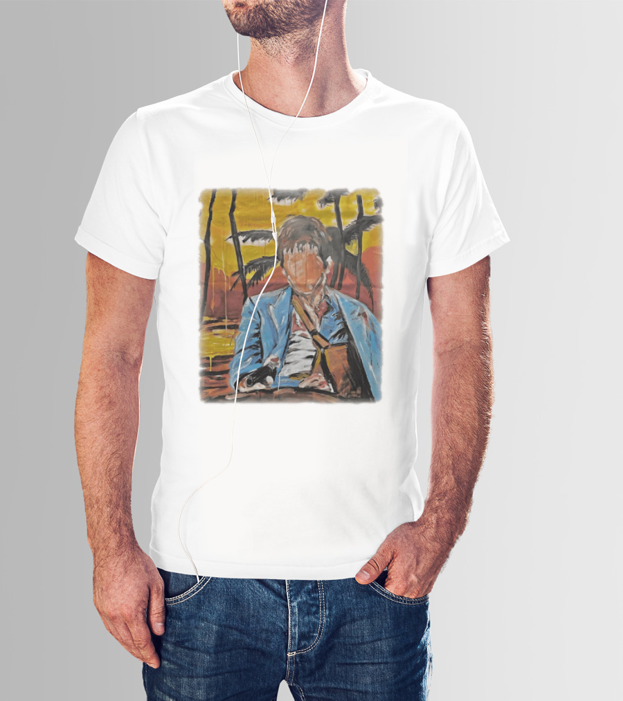 Al Pacino Tony Montana Scarface Oil Painting T-Shirt