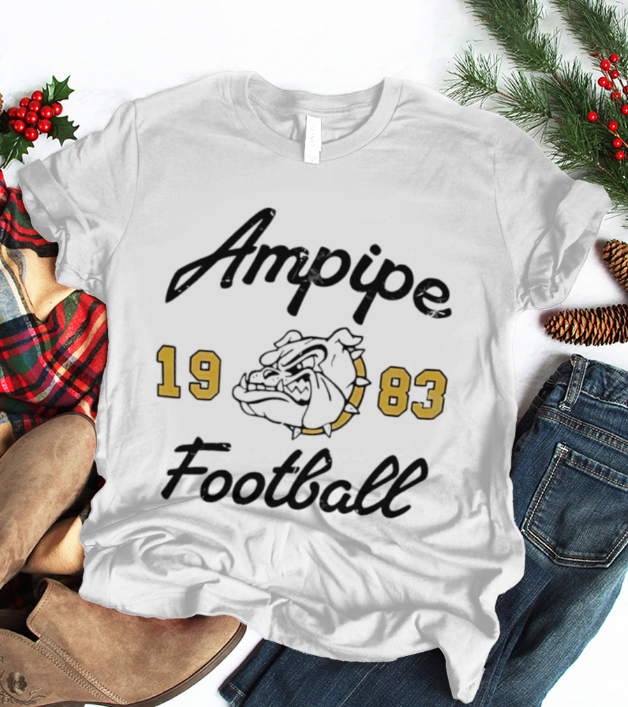 Ampipe 1983 Football Bulldog Athletic Men’s T-Shirt