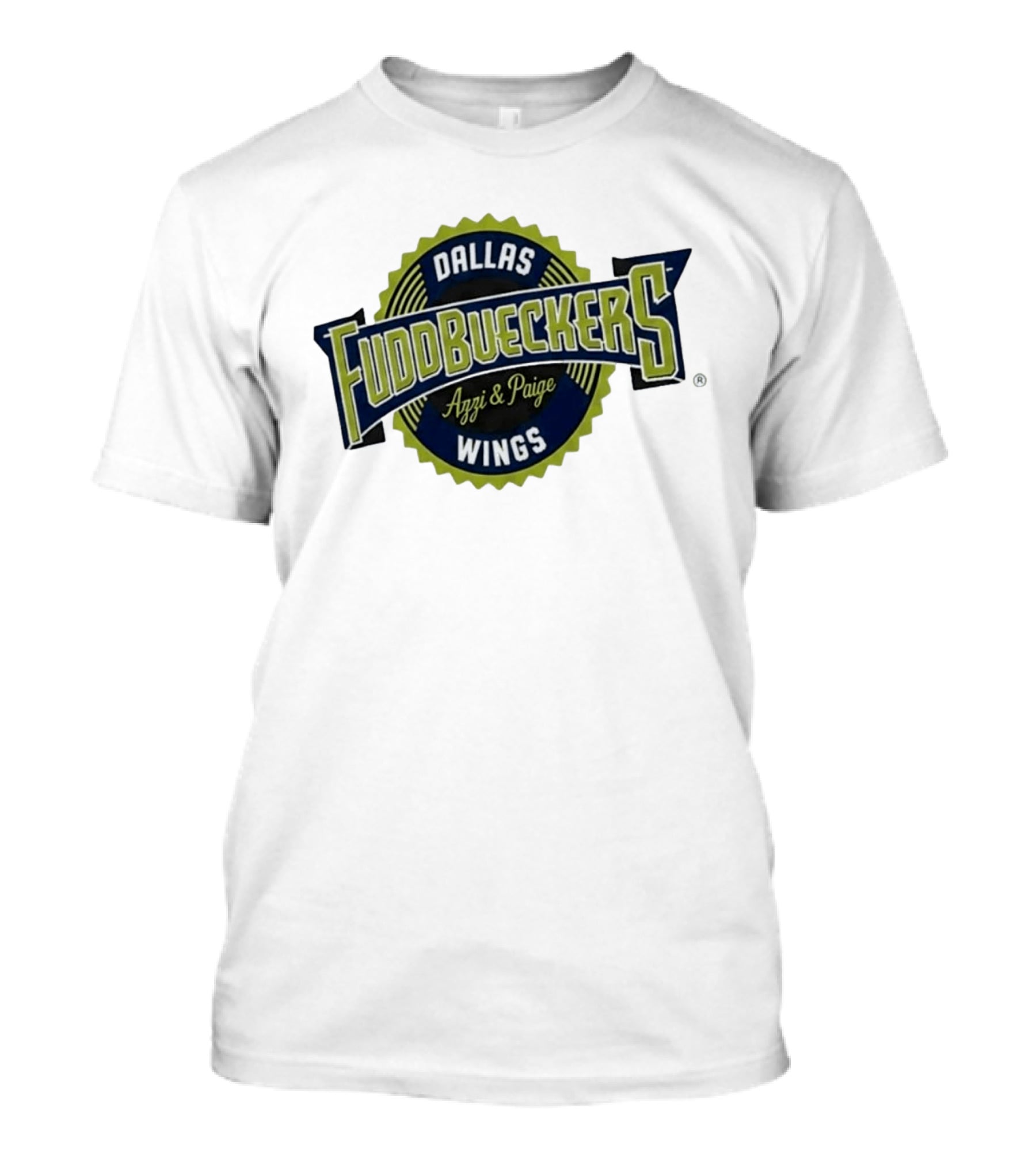 Fuddruckers Dallas Wings Azzi & Paige WNBA Basketball T-Shirt