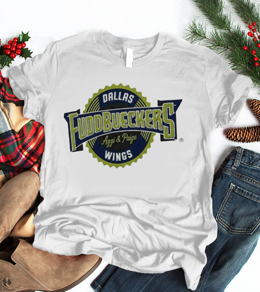 Fuddruckers Dallas Wings Azzi & Paige WNBA Basketball T-Shirt