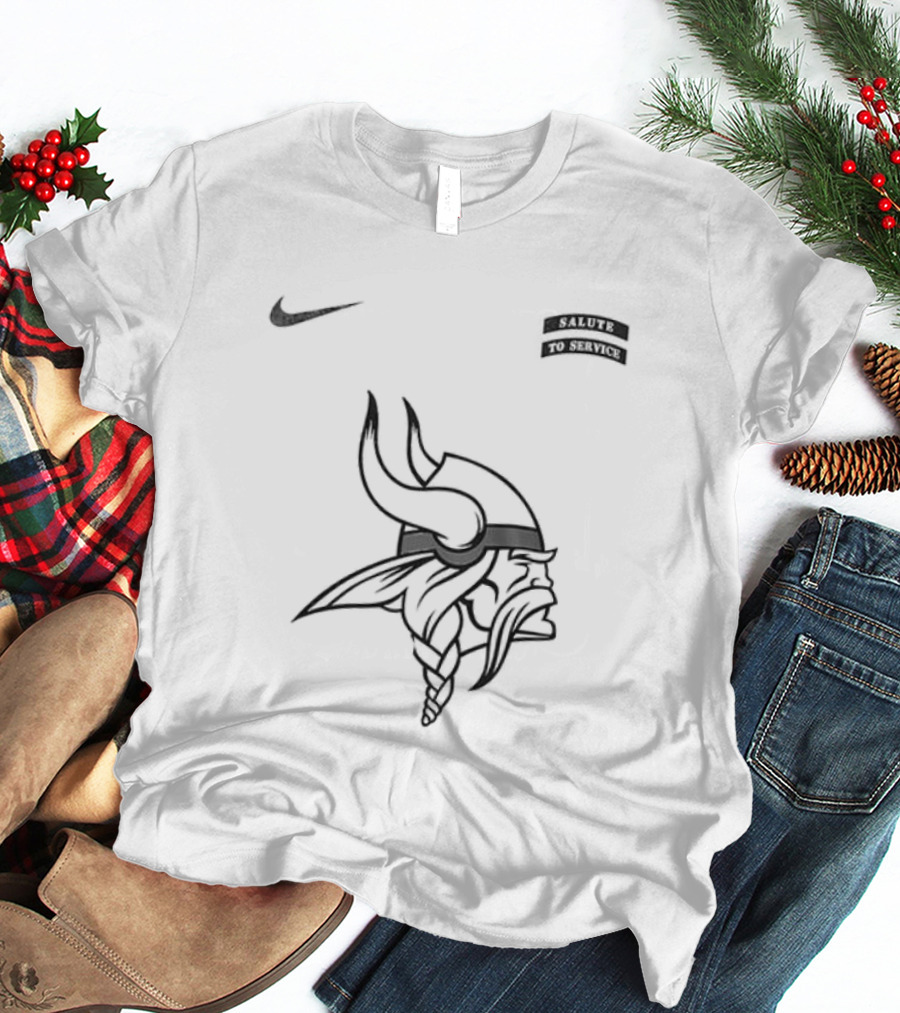 Nike Minnesota Vikings Salute To Service Camouflage NFL T-Shirt