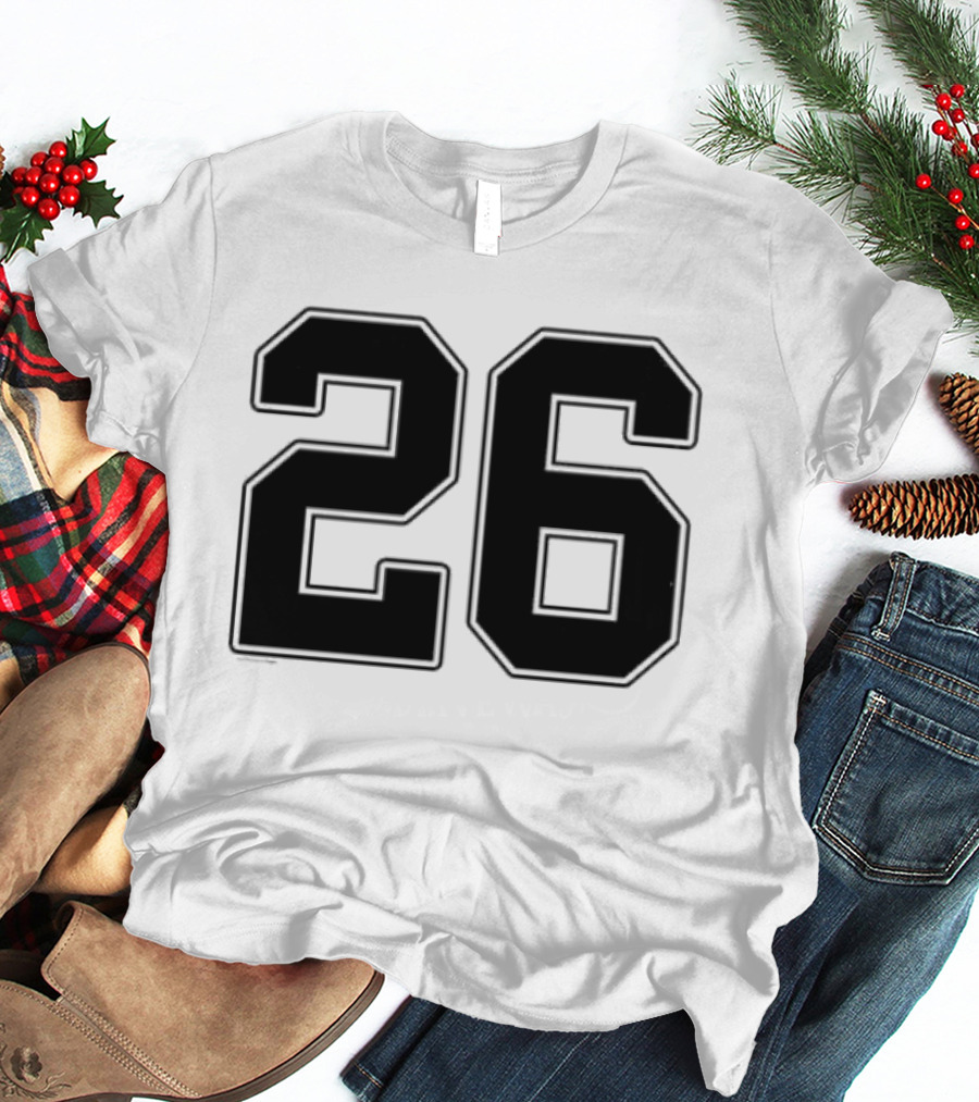 Minnesota Vikings Salute To Service 26 Name And Number T-Shirt