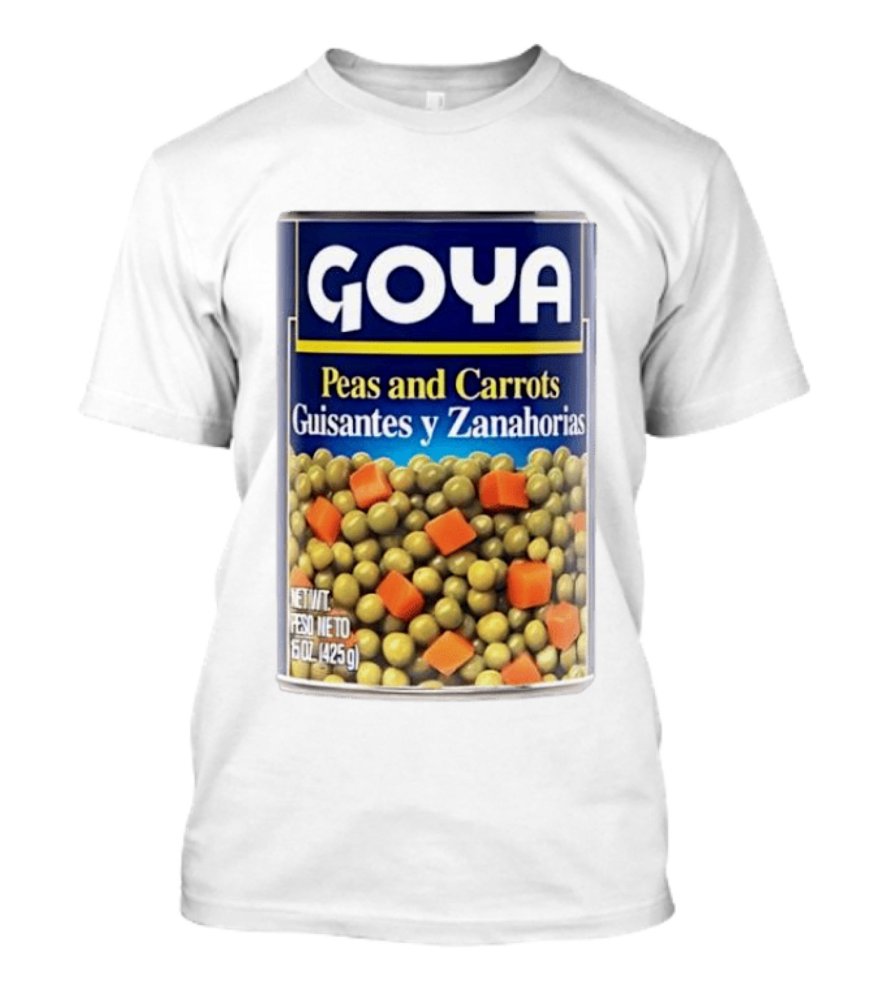 Goya Peas And Carrots Guisantes Y Zanahorias 15 Oz 425 G Canned Vegetable Mix T-Shirt