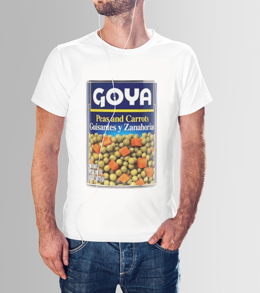Goya Peas And Carrots Guisantes Y Zanahorias 15 Oz 425 G Canned Vegetable Mix T-Shirt