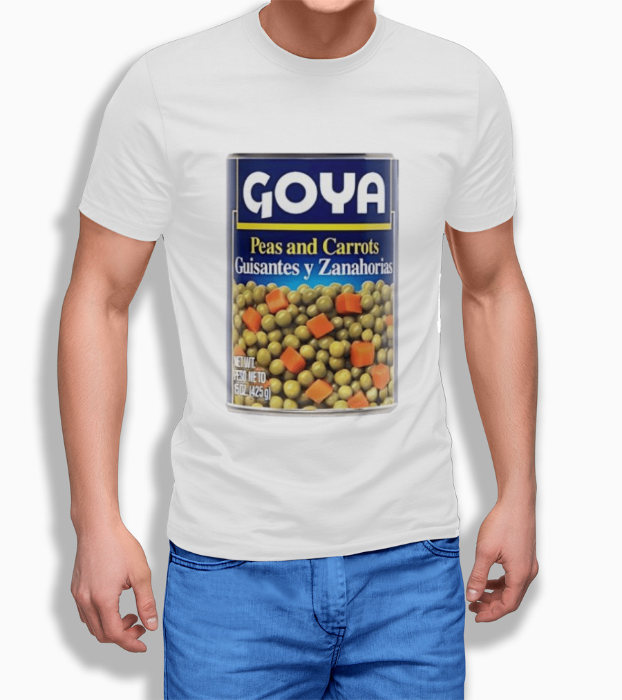 Goya Peas And Carrots Guisantes Y Zanahorias 15 Oz 425 G Canned Vegetable Mix T-Shirt