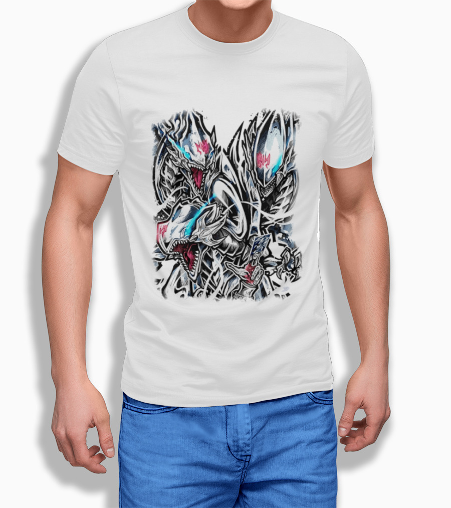 Blue Eyes White Dragon Yu Gi Oh Card Seto Kaiba Spirit Beast Tamer T-Shirt