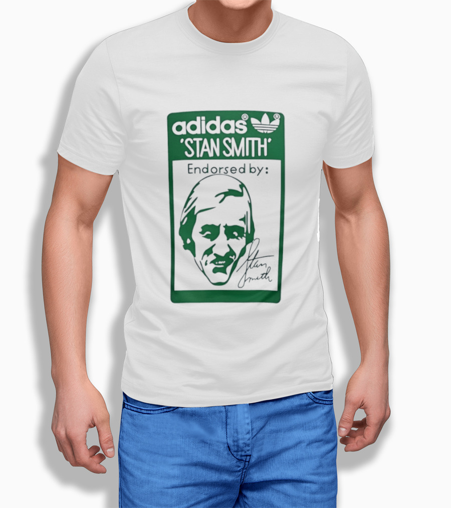Adidas Stan Smith Endorsed Logo Green T-Shirt