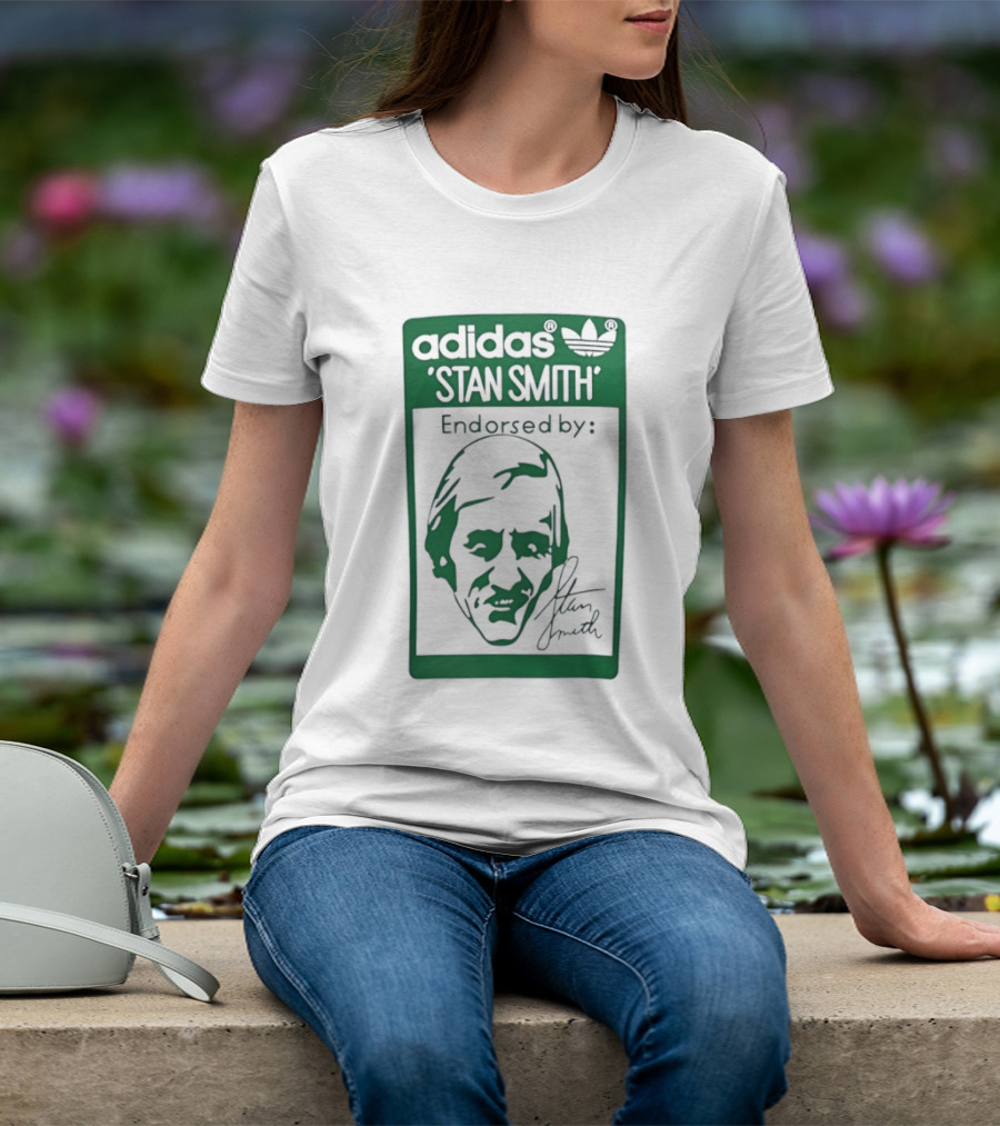Adidas Stan Smith Endorsed Logo Green T-Shirt