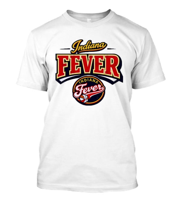 Indiana Fever WNBA Basketball Team Logo Historic T-Shirt