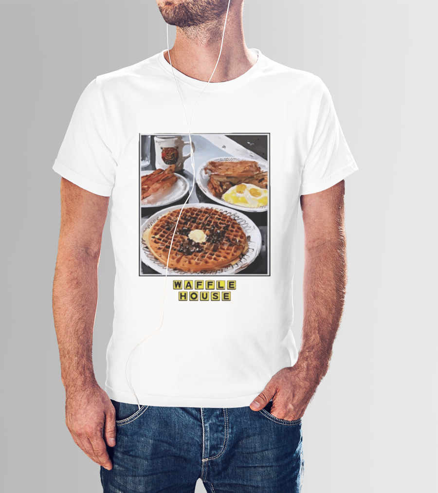 Onward Reserve Waffle House Breakfast Waffle Eggs Bacon T-Shirt