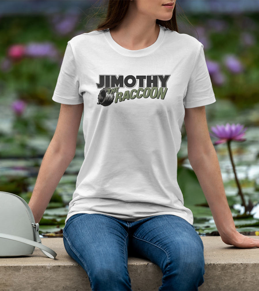 Jimothy The Raccoon Tire T-Shirt