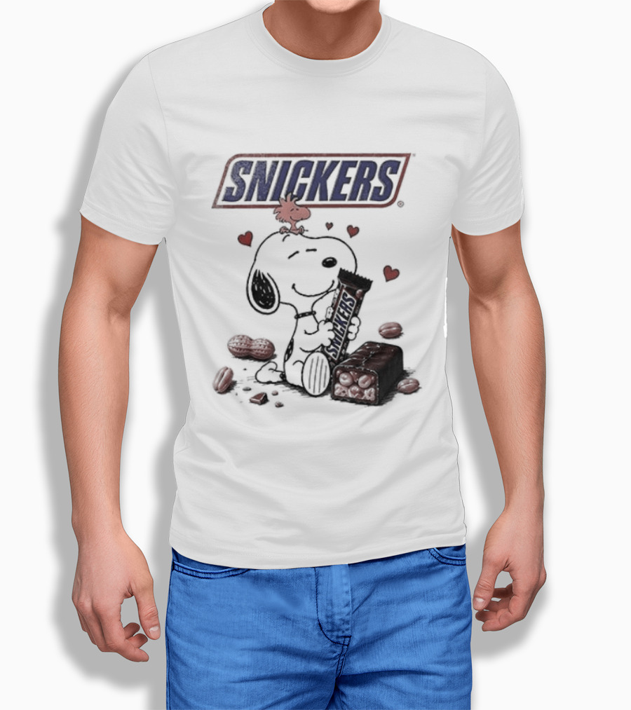 Peanuts Snoopy Woodstock Snickers You're Not You When Hungry T-Shirt