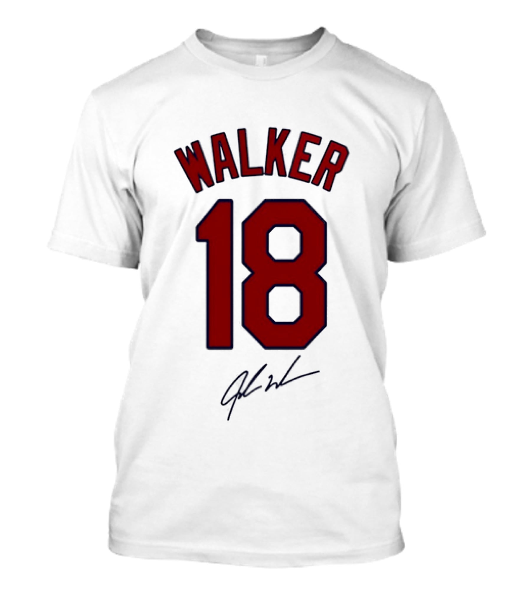Walker 18 St Louis Cardinals Signature T-Shirt