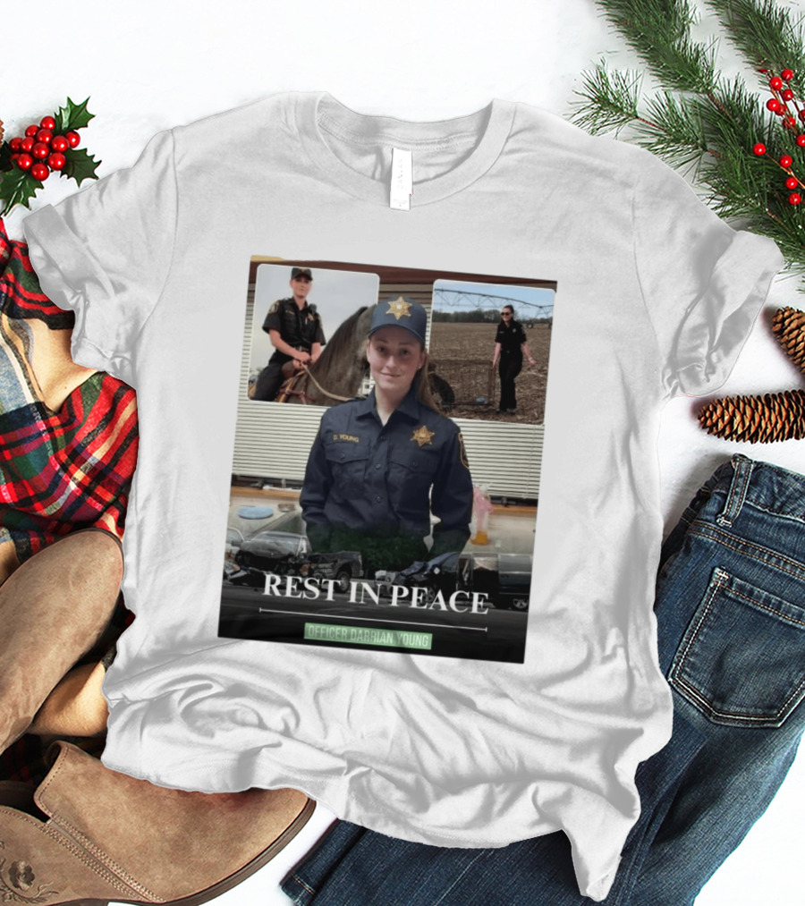 Rest In Peace Officer D. Young Memorial T-Shirt