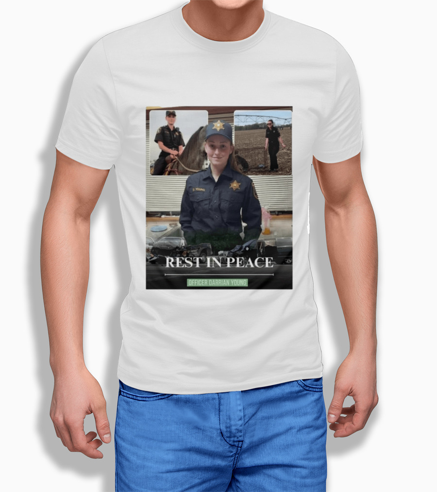Rest In Peace Officer D. Young Memorial T-Shirt