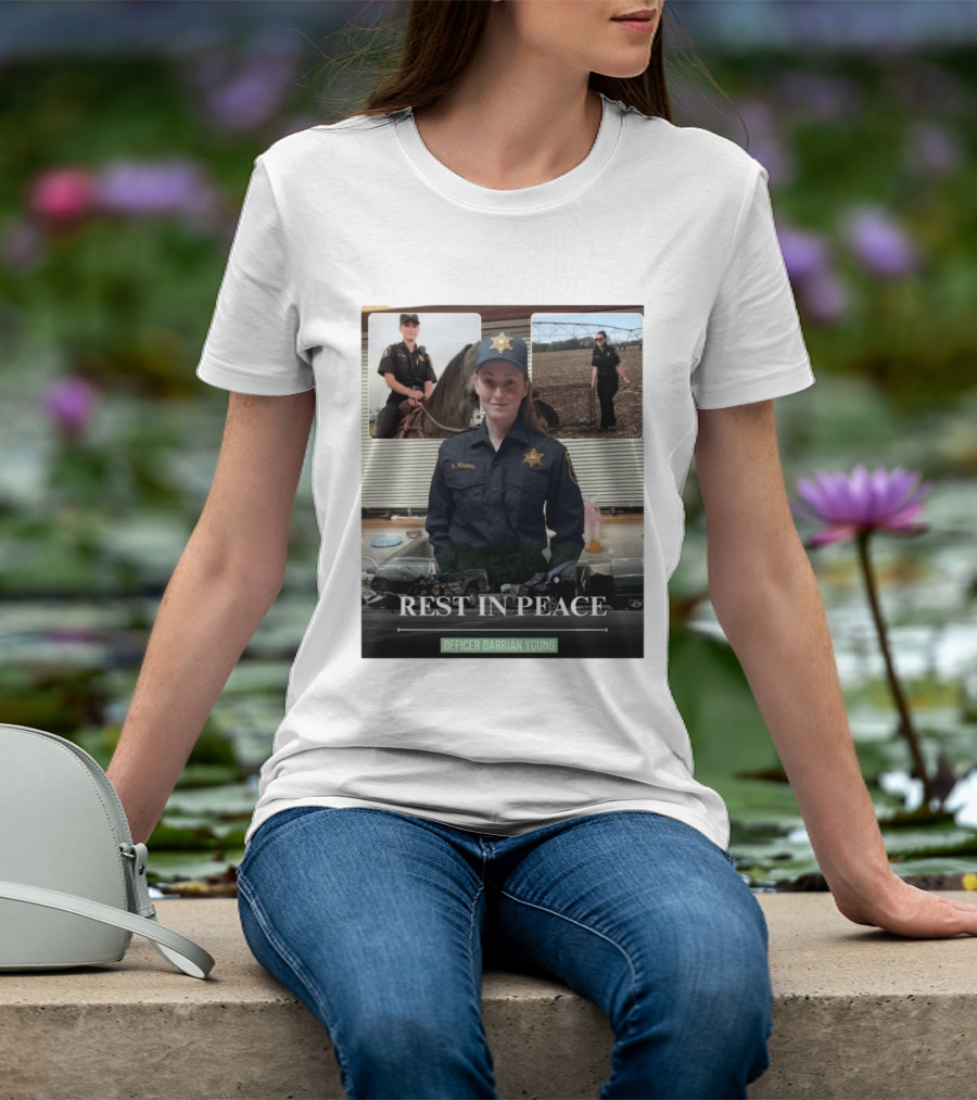 Rest In Peace Officer D. Young Memorial T-Shirt