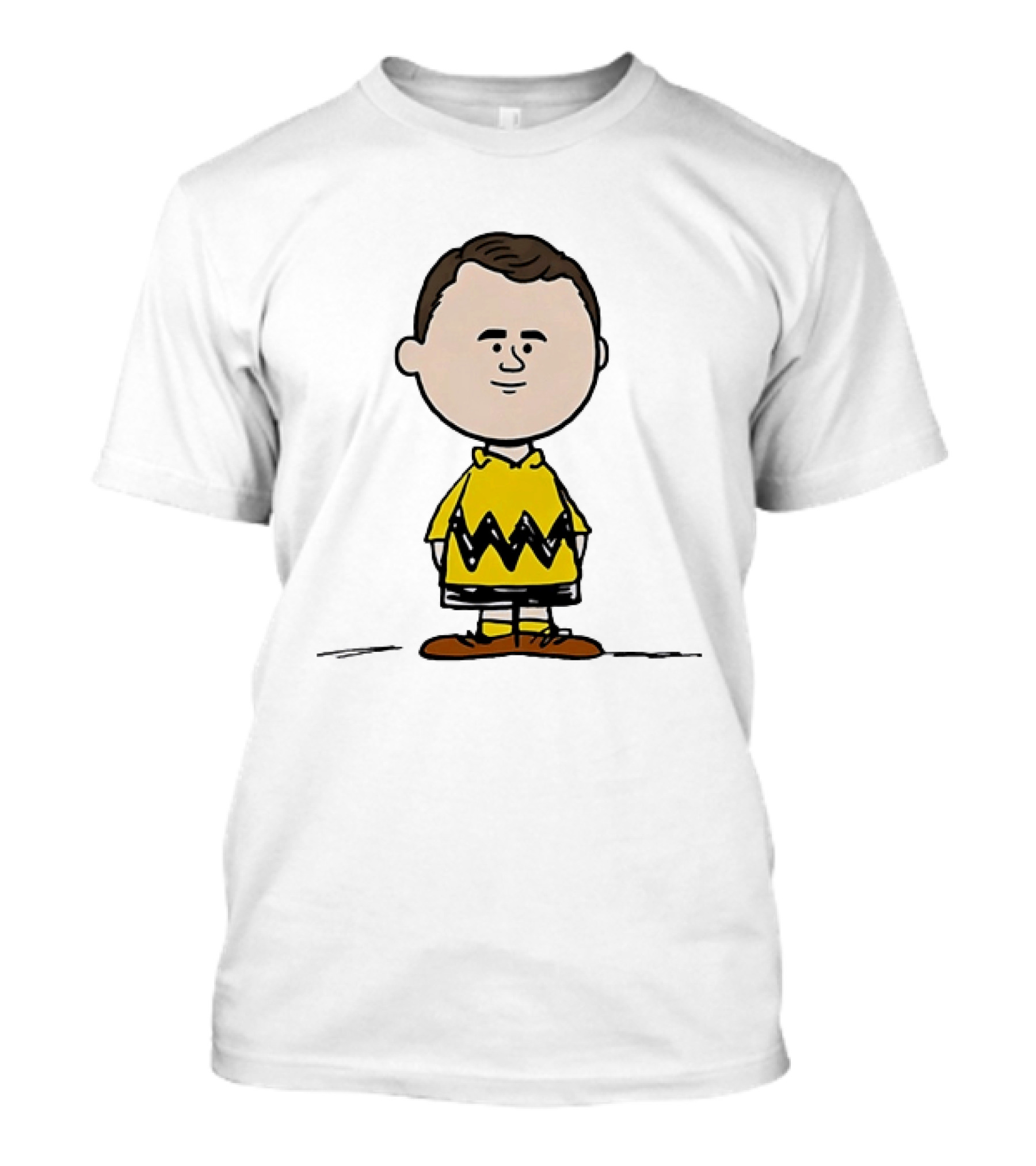 Charlie Brown Peanuts Football Wayne Rooney Mashup T-Shirt