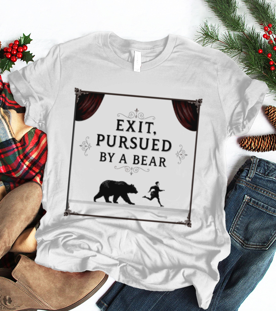 William Shakespeare The Winters Tale Exit Pursued By A Bear T-Shirt