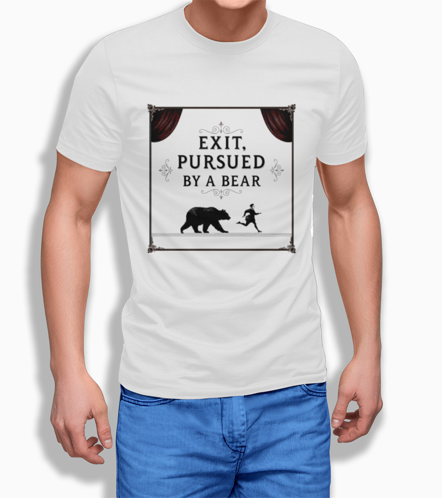 William Shakespeare The Winters Tale Exit Pursued By A Bear T-Shirt