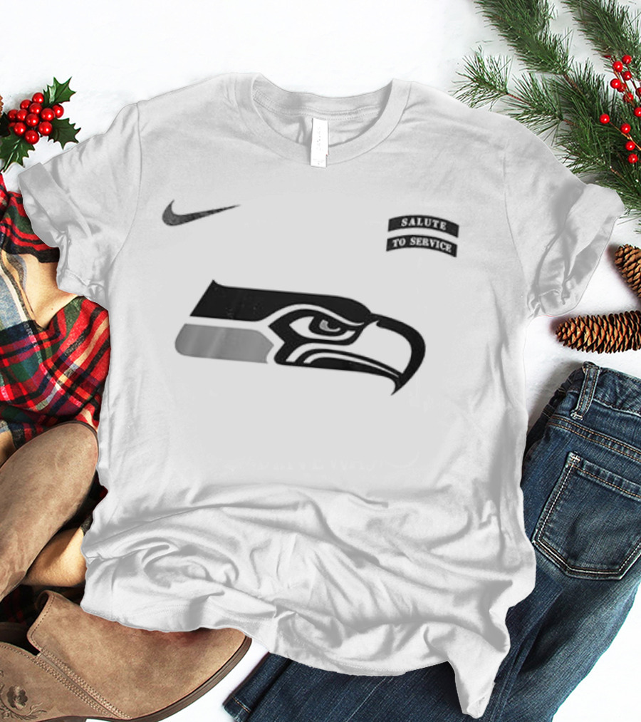 Nike Seattle Seahawks Salute To Service Name And Number T-Shirt
