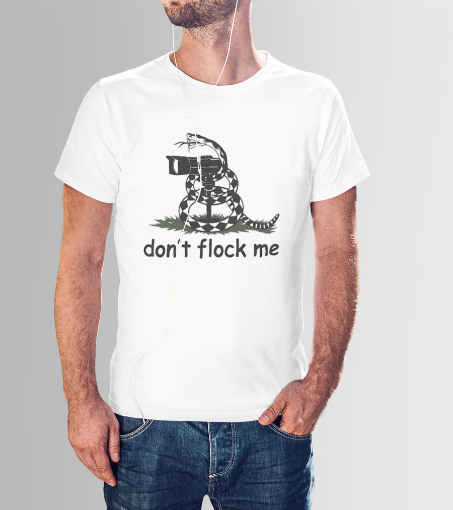 Snake Don't Flock Me Don't Tread On Me 2026 Coiled Gun T-Shirt