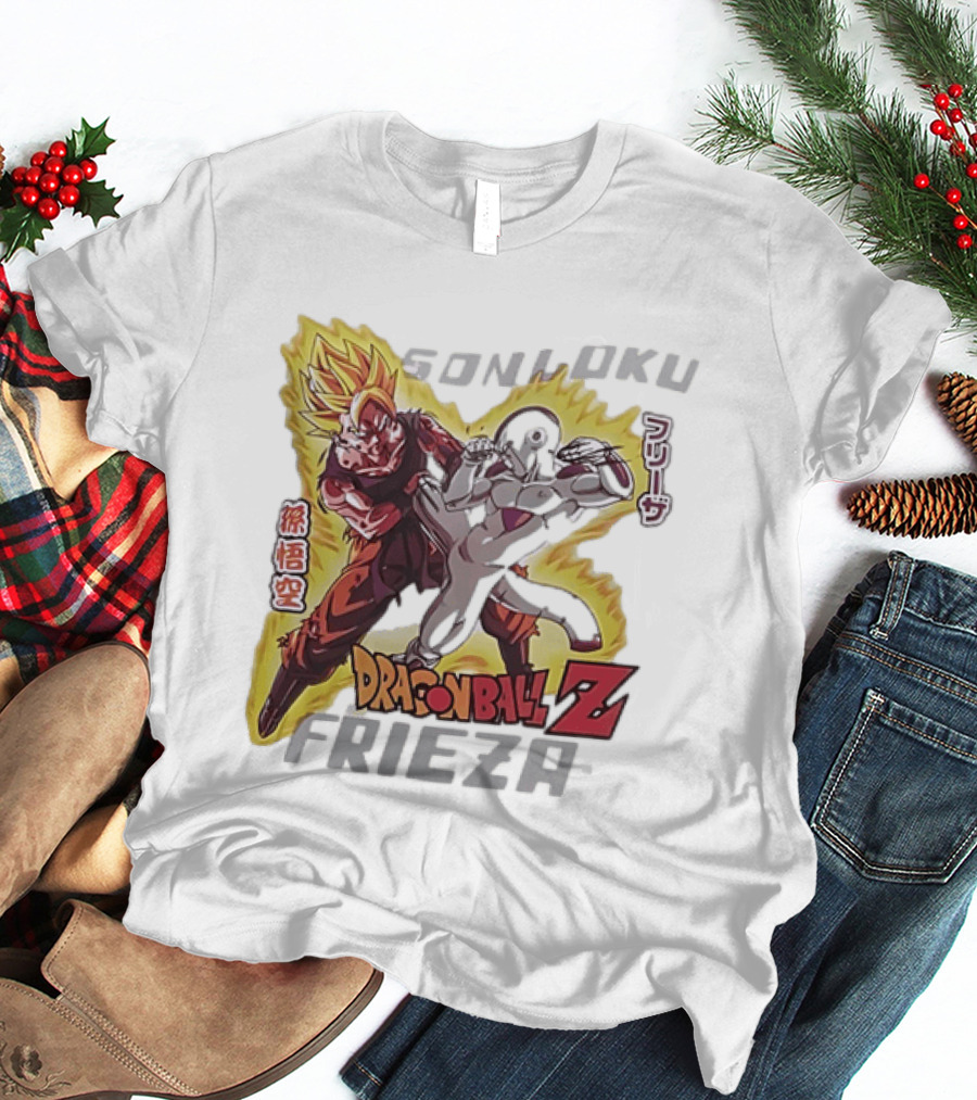 Son Goku Frieza Dragon Ball Z Anime Showdown T-Shirt