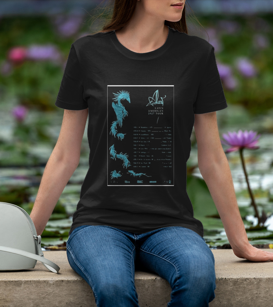 Alcest Latin American Tour 2027 Dates And Locations With Mythical Dragon T-Shirt
