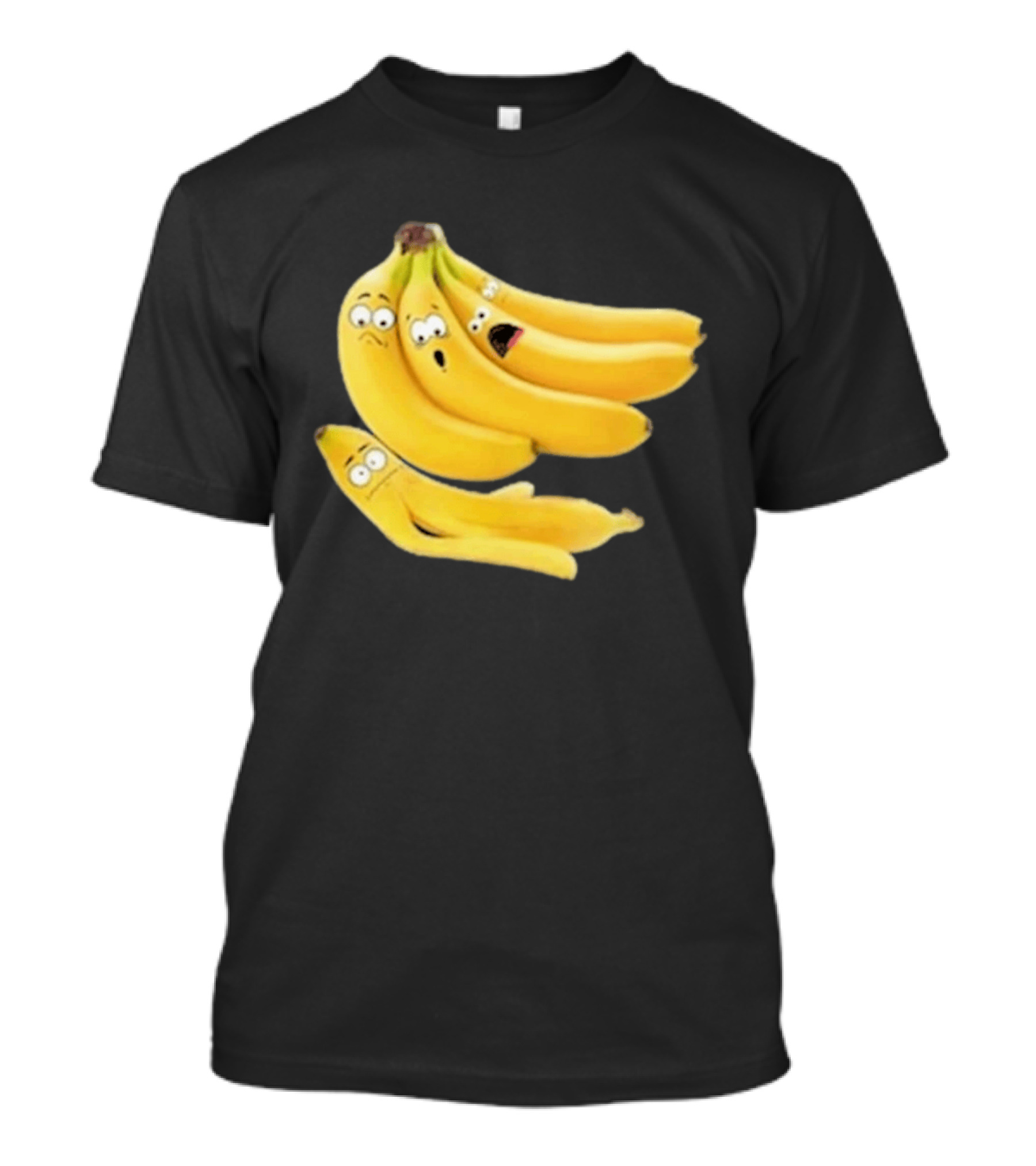Funny Banana Massacre Organic Bunch Faces T-Shirt